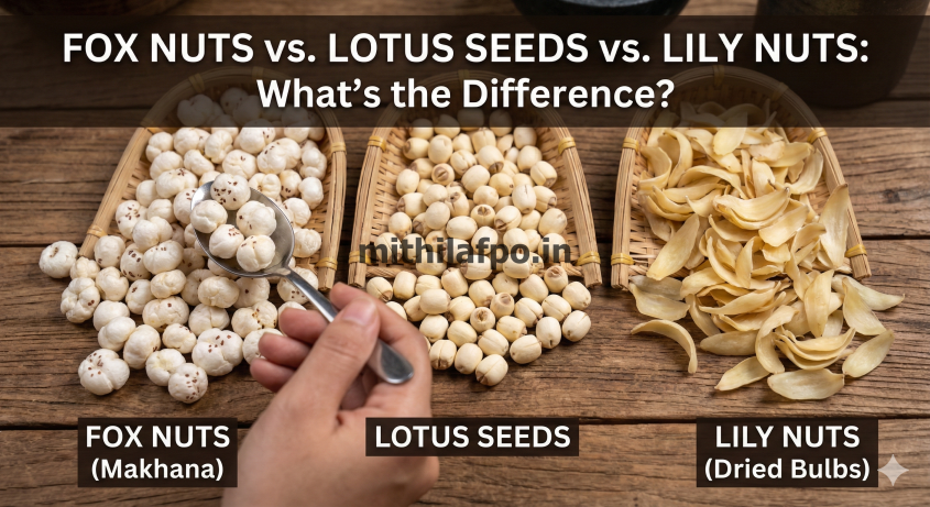 Fox Nuts, Lotus Seeds, Lily Nuts: What’s the Difference?