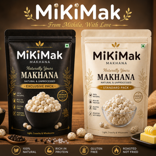 Natural Makhana (Fox Nuts) – Crunchy & Healthy